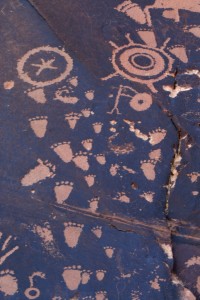 Petroglyphs at Newspaper Rock