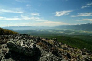 Purcell Trench south as viewed from Tungsten Mountain in the Purcells