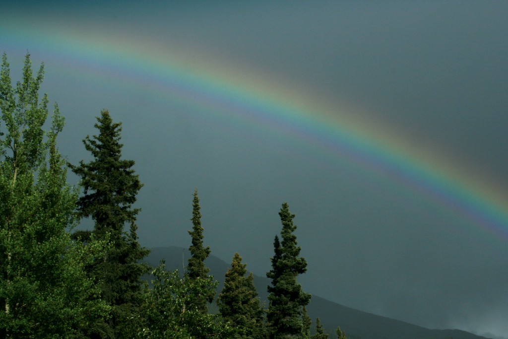 Additional colors beneath the violet of a primary rainbow are called supernumerary bows