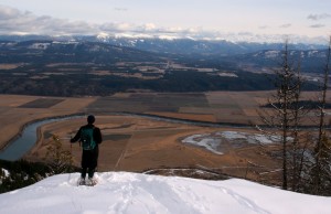 Selkirk Mountain snowshoe