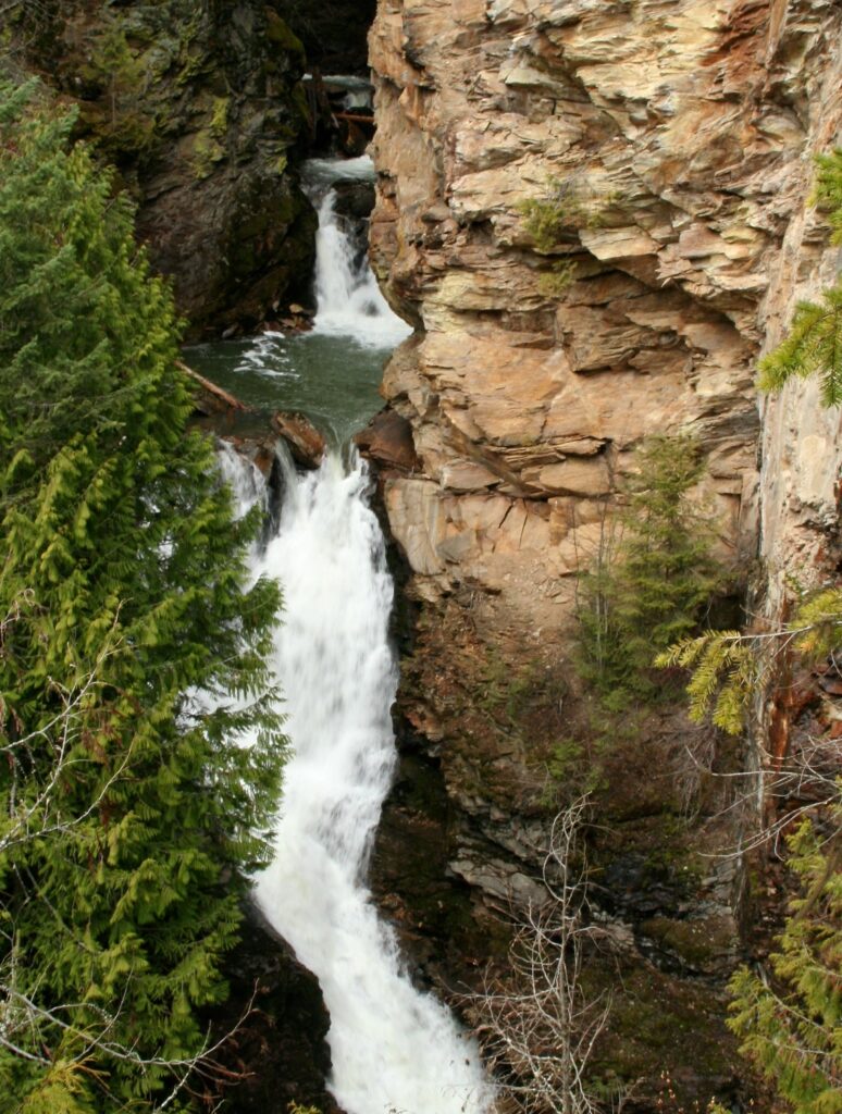 Myrtle Creek Falls near Bonners Ferry, Idaho